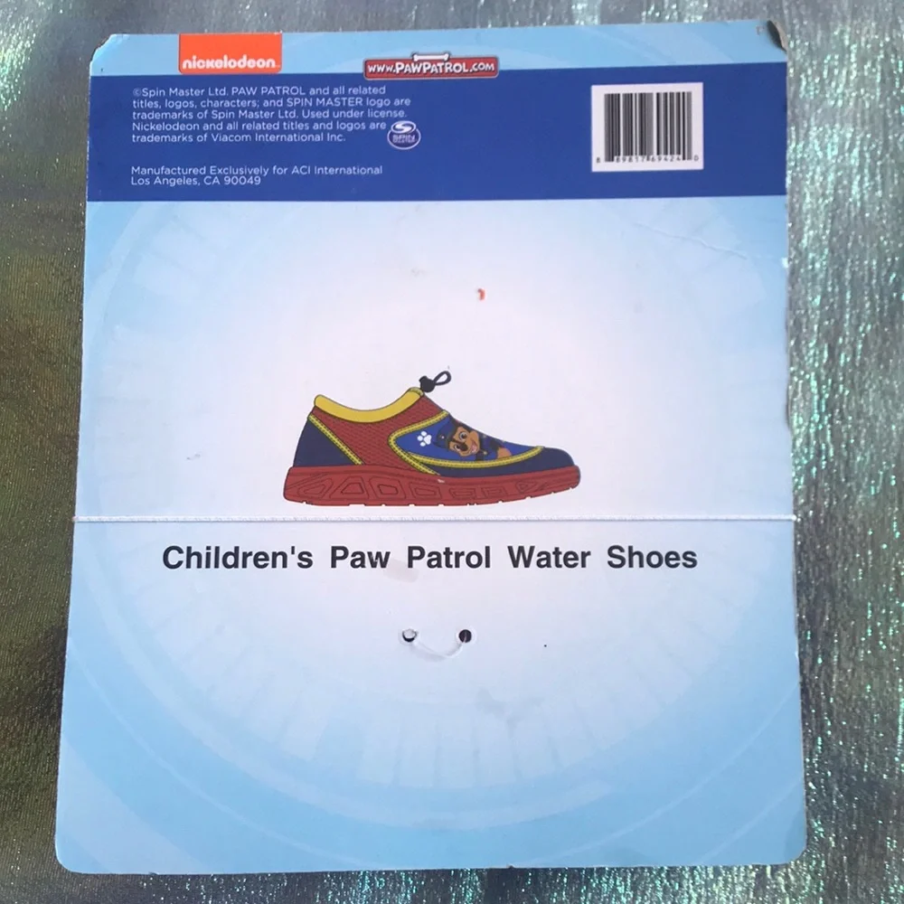3/$50 Nickelodeon Paw Patrol Water Shoes